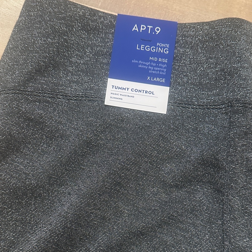 Apt. 9 Charcoal Ponte Legging